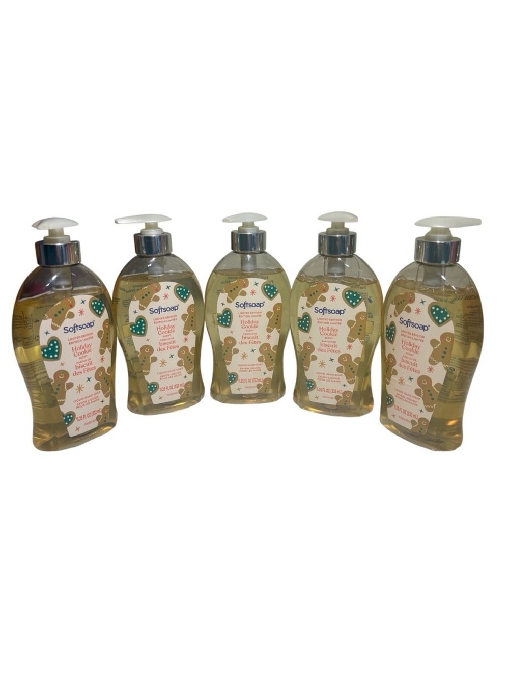 5 Softsoap‎ Lot Holiday Cookie Limited Edition Sweet Soft Soap Large 11.25 oz